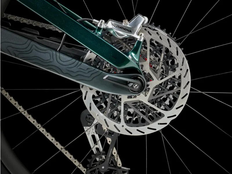 Trek Slash 9.9 XX AXS Gen 6 Full Suspension Mountain Bike 2024 in Daintree Green-9